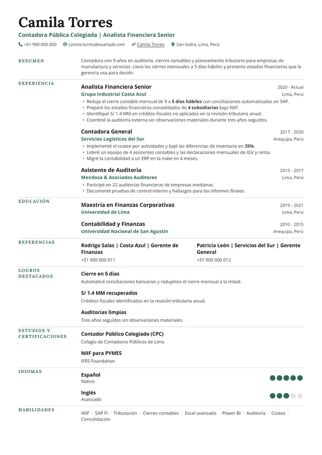 Plantilla Títulos al margen